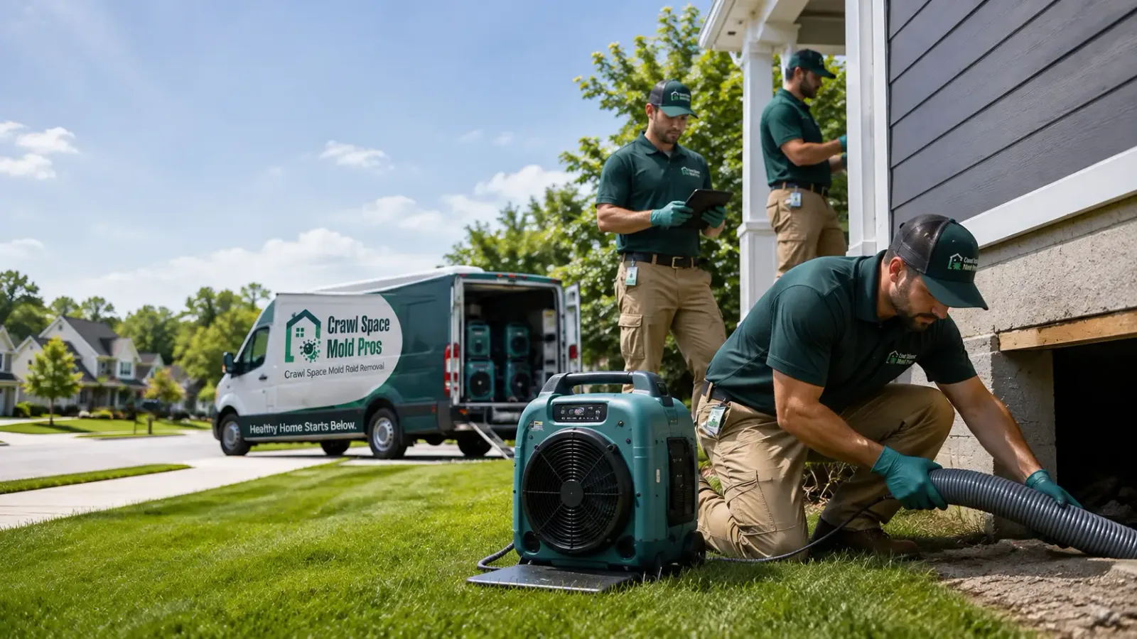 Crawl Space Mold Removal in Whitewater, KS